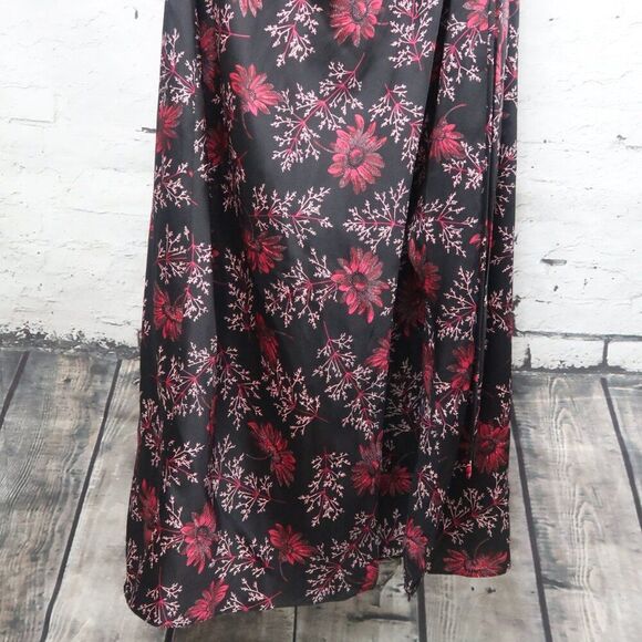 CINQ A SEPT RASPBERRY MULTI TUMBLED DAISY KACY V NECK MAXI DRESS SIZE 0 NWT - Picture 13 of 16